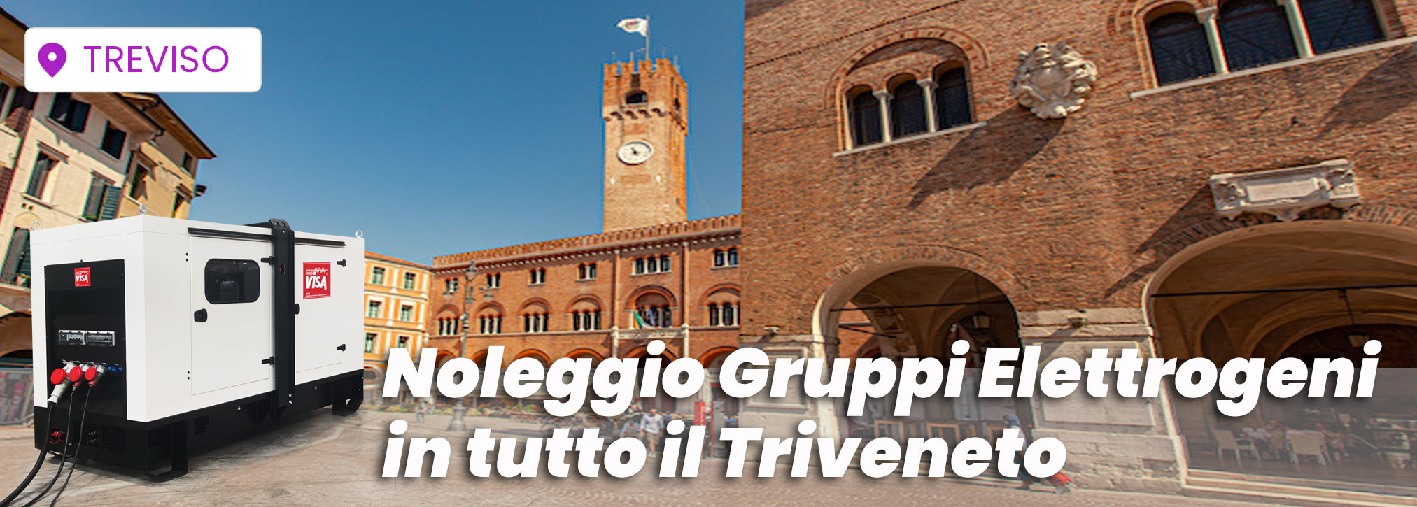 Noleggio gruppi elettrogeni treviso