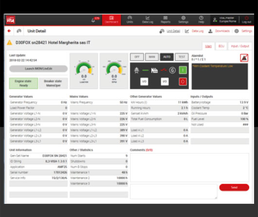 Monitoraggio Remoto per Gruppi Elettrogeni | Visa Rent 2