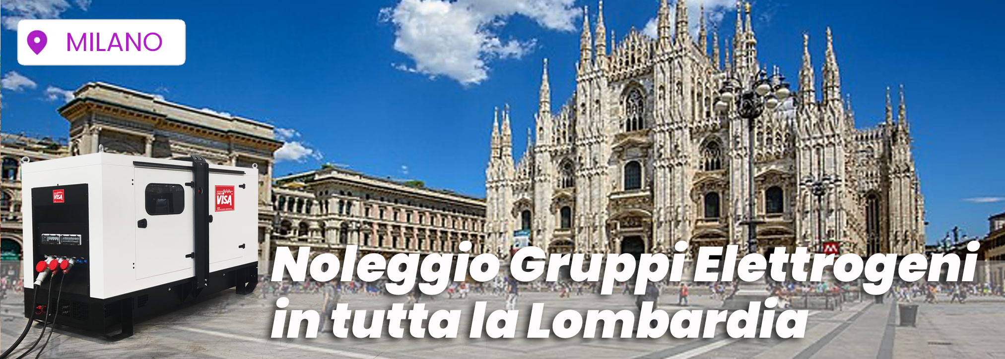 noleggio gruppi elettrogeni
